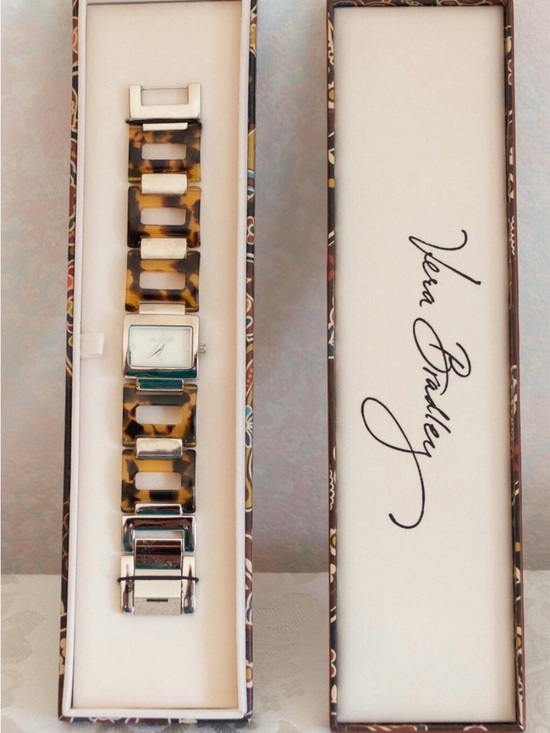 Vera Bradley Other - Vera Bradley Kensington Faux Tortoise Shell Link Watch NWT